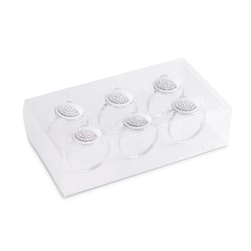 Elegant Judaica napkin ring set for festive table decor